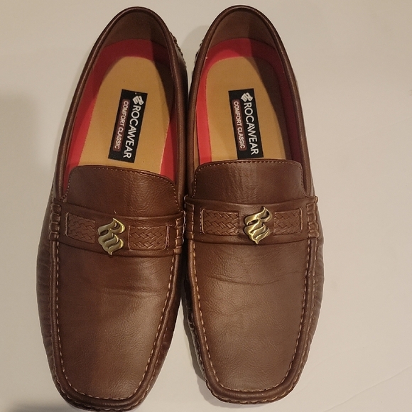 Rocawear‎ Brown Mens Slip On Loafers Size 10 1/2 - Picture 1 of 5